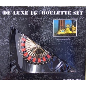 Roulette and Blackjack- 16" Deluxe Set