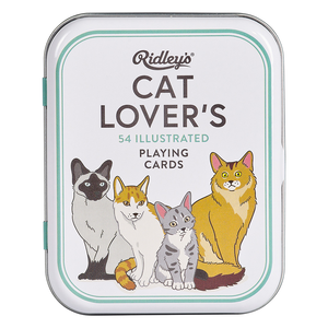 Playing Cards - Cat Lover Single Deck in Tin