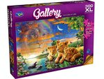 Holdson - 300 piece XL - Gallery #6 Lion Cubs on Lake-jigsaws-The Games Shop