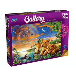 Holdson - 300 piece XL - Gallery #6 Lion Cubs on Lake