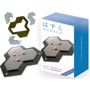 Hanayama Cast puzzle - Level 4 hexagon