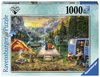 Ravensburger - 1000 Piece Wanderlust - Calm Campsite-jigsaws-The Games Shop