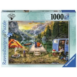 Ravensburger - 1000 Piece Wanderlust - Calm Campsite