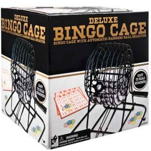 Bingo - Metal Cage with balls 1-75