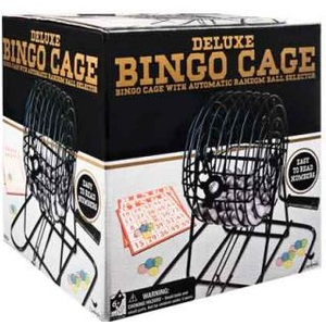 Bingo - Metal Cage with balls 1-75