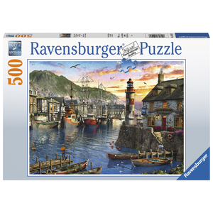 Ravensburger 500 Piece - Sunrise at the Port