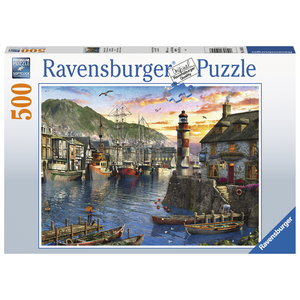 Ravensburger 500 Piece - Sunrise at the Port