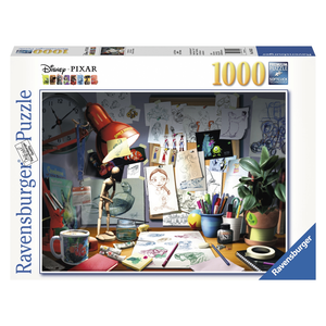 Ravensburger - 1000 Piece Disney Pixar - The Artist's Desk