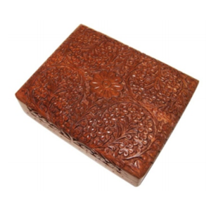 Card Box - Carved 2 Deck
