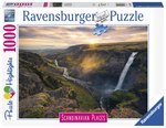 Ravensburger - 1000 Piece International Collection - Haifoss Waterfall Iceland-jigsaws-The Games Shop