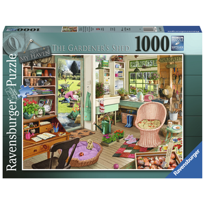 Ravensburger - 1000 Piece My Haven - #8 Gardeners Shed