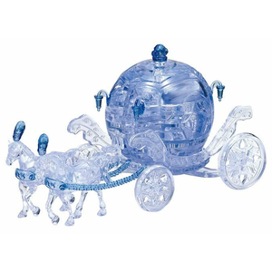 3D Crystal Puzzle - Royal Carriage Blue