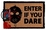 Doormat - Friday the 13th Enter if You Dare