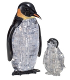 3D Crystal Puzzle - Penguins-jigsaws-The Games Shop