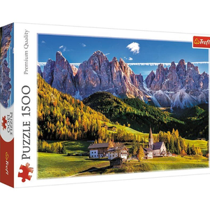 Trefl - 1500 Piece - Val Di Funes Dolomites Italy