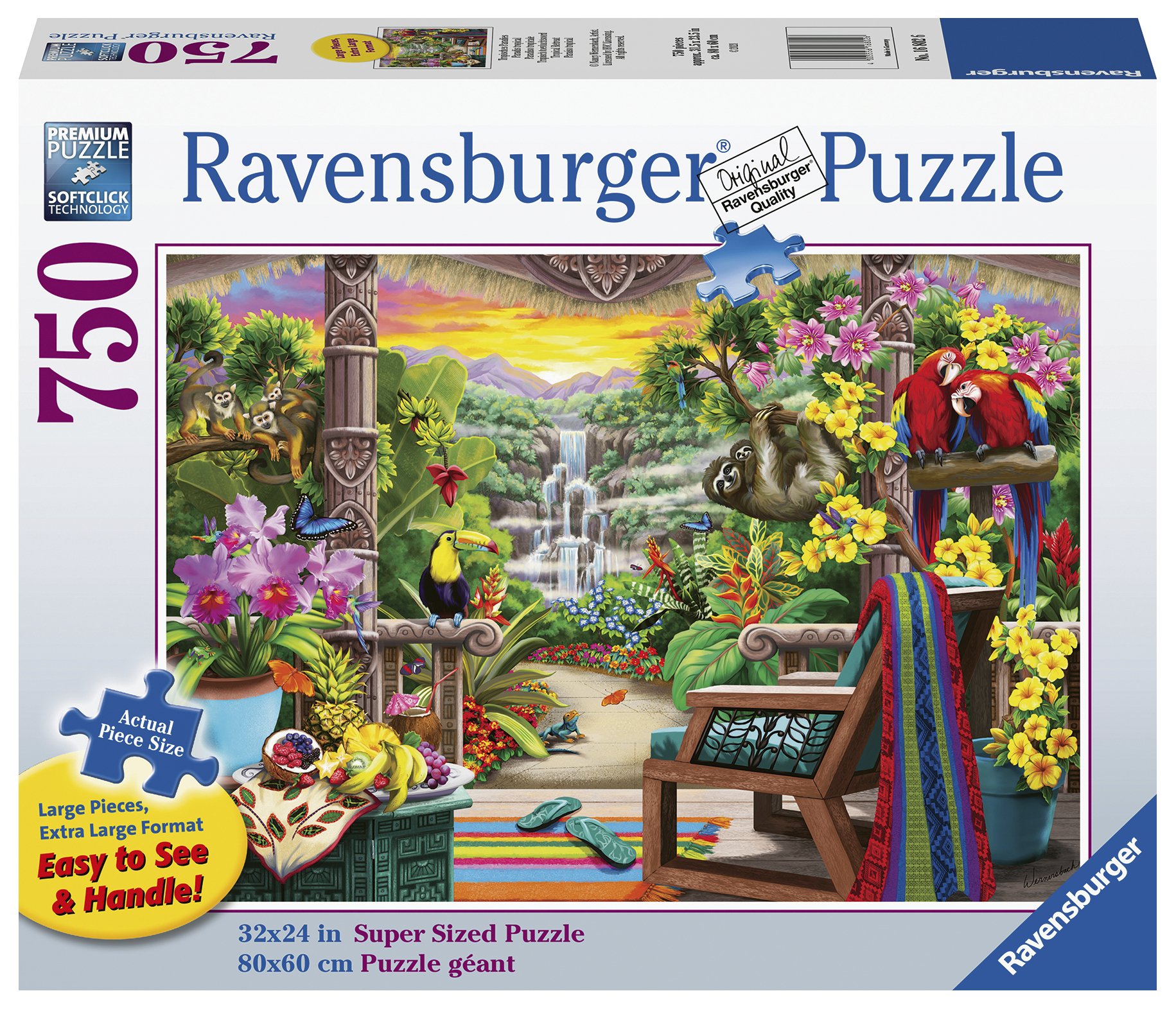 Ravensburger - Puzzle 500 pièces Pièces larges -…