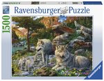 Ravensburger - 1500 Piece - Wolves in Spring-jigsaws-The Games Shop