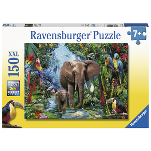 Ravensburger - 150 Piece - Elephants at the Oasis