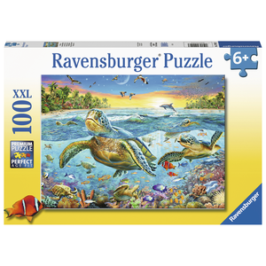 Ravensburger - 100 Piece - Swim with Sea Turtle