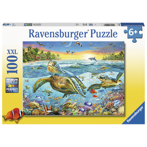 Ravensburger - 100 Piece - Swim with Sea Turtle