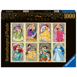 Ravensburger - 1000 Piece Disney - Art Nouveau Princesses