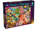 Holdson - 1000 Piece Treats & Treasures 3 - 1960's Flower Power-jigsaws-The Games Shop
