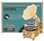 Mech Gears - Classical Gramophone (actually works)-construction-models-craft-The Games Shop