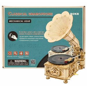 Mech Gears - Classical Gramophone (actually works)