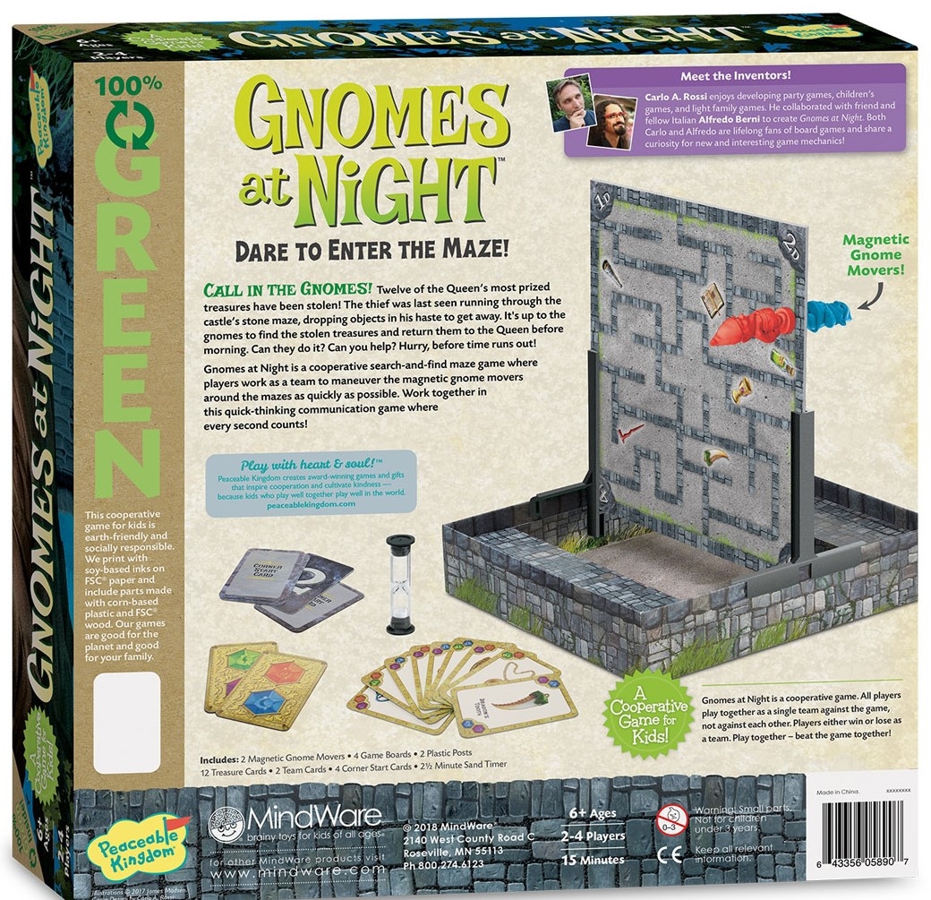 Gnomes at Night - co-operative game - Board Games-Family : The