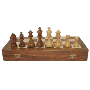 Chess Set - Wood 40cm with 95mm weighted pieces