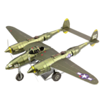 Metal Earth Iconx - P-38 Lightning-construction-models-craft-The Games Shop