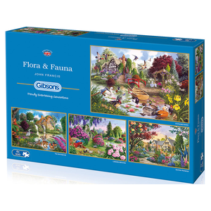 Gibson - 4 x 500 piece - Flora & Fauna