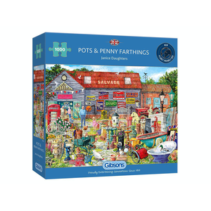 Gibson - 1000 piece - POts & Penny Farthings