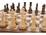 Chess Set - 38cm Folding Walnut Inlaid