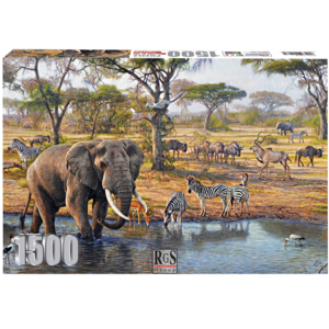 RGS - 1500 Piece - Meeting at the Waterhole