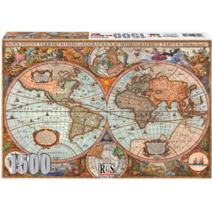 RGS - 1500 Piece - Old World Map