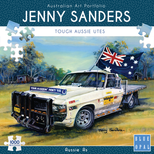Blue Opal - 1000 Piece Sanders Utes - Aussie As