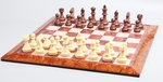 Chess Set - 16" Magnetic Brown-chess-The Games Shop