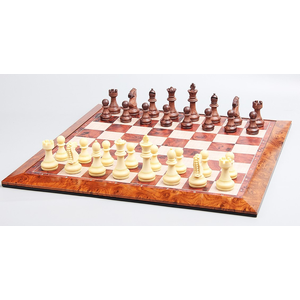 Chess Set - 16" Magnetic Brown