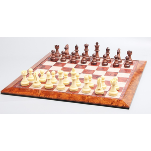 Chess Set - 16" Magnetic Brown