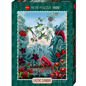 Heye - 1000 piece Exotic Garden - Bird of Paradise