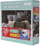 Doing Things Prank Jigsaw - 300 Piece - Playful Pile of Kittens-jigsaws-The Games Shop