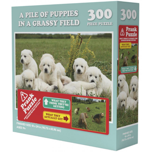 Doing Things Prank Jigsaw - 300 Piece - Pile of Puppies