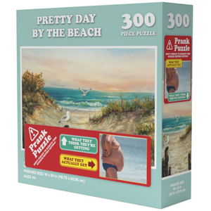 Doing Things Prank Jigsaw - 300 Piece - Pretty Day by the Beach