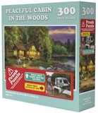 Doing Things Prank Jigsaw - 300 Piece - Peaceful Cabin in the Woods-jigsaws-The Games Shop