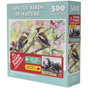 Doing Things Prank Jigsaw - 300 Piece - Lovely Birds in Nature