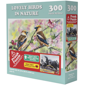 Doing Things Prank Jigsaw - 300 Piece - Lovely Birds in Nature