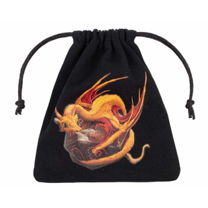 Q Workshop Dice Bag - Black Adorable Dragon