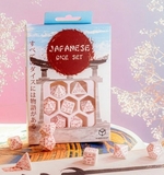 Q Workshop Dice - Japanese Cherry Blossoms Petals -card & dice games-The Games Shop