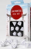 Q Workshop Dice - Japanese Blue Star Lotus-card & dice games-The Games Shop